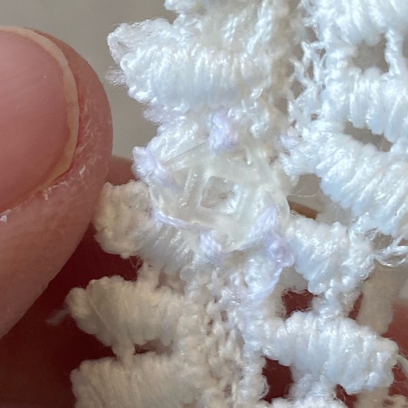 White Lace Crochet 3/4 Sleeve Cover-Up Duster Cardigan Coastal Beach Resortwear - Picture 4 of 9